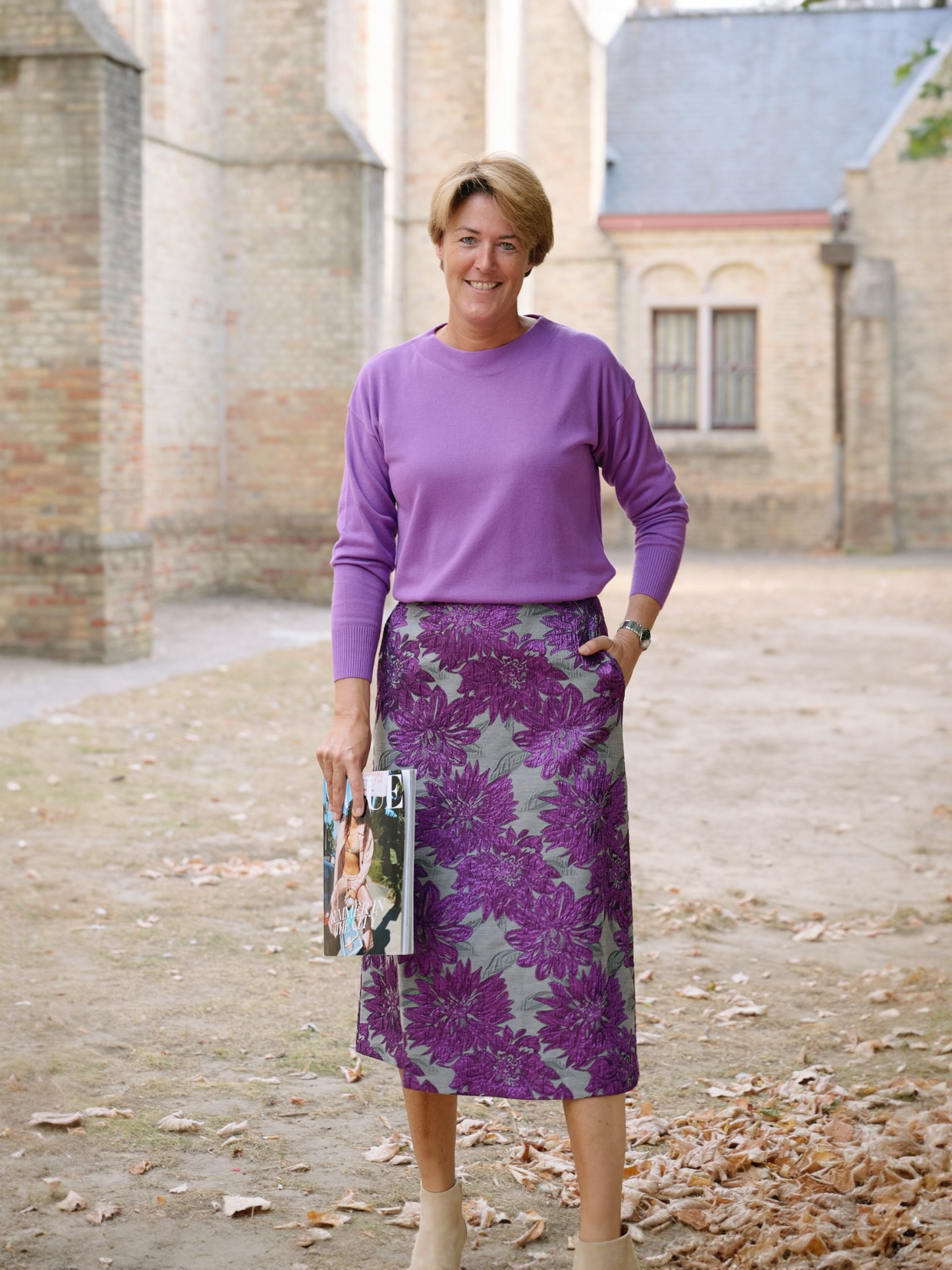 Gigue - TUA grijze rok met print