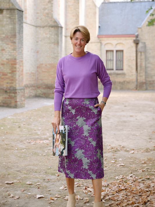 Gigue - TUA grijze rok met print