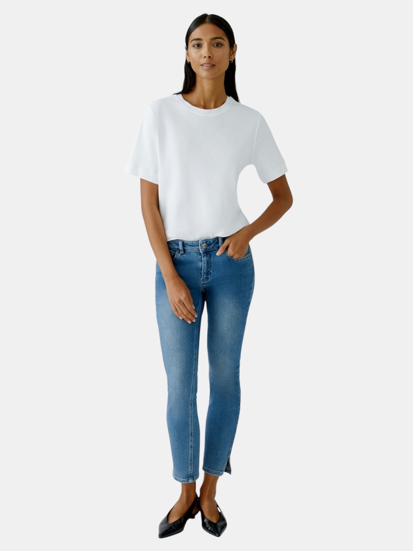 Oui - SVEHA T-shirt - wit