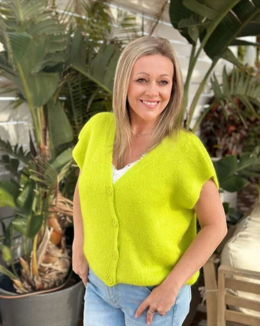 Mouwloze gilet FELIZ (citrus) - Bonita Avenue
