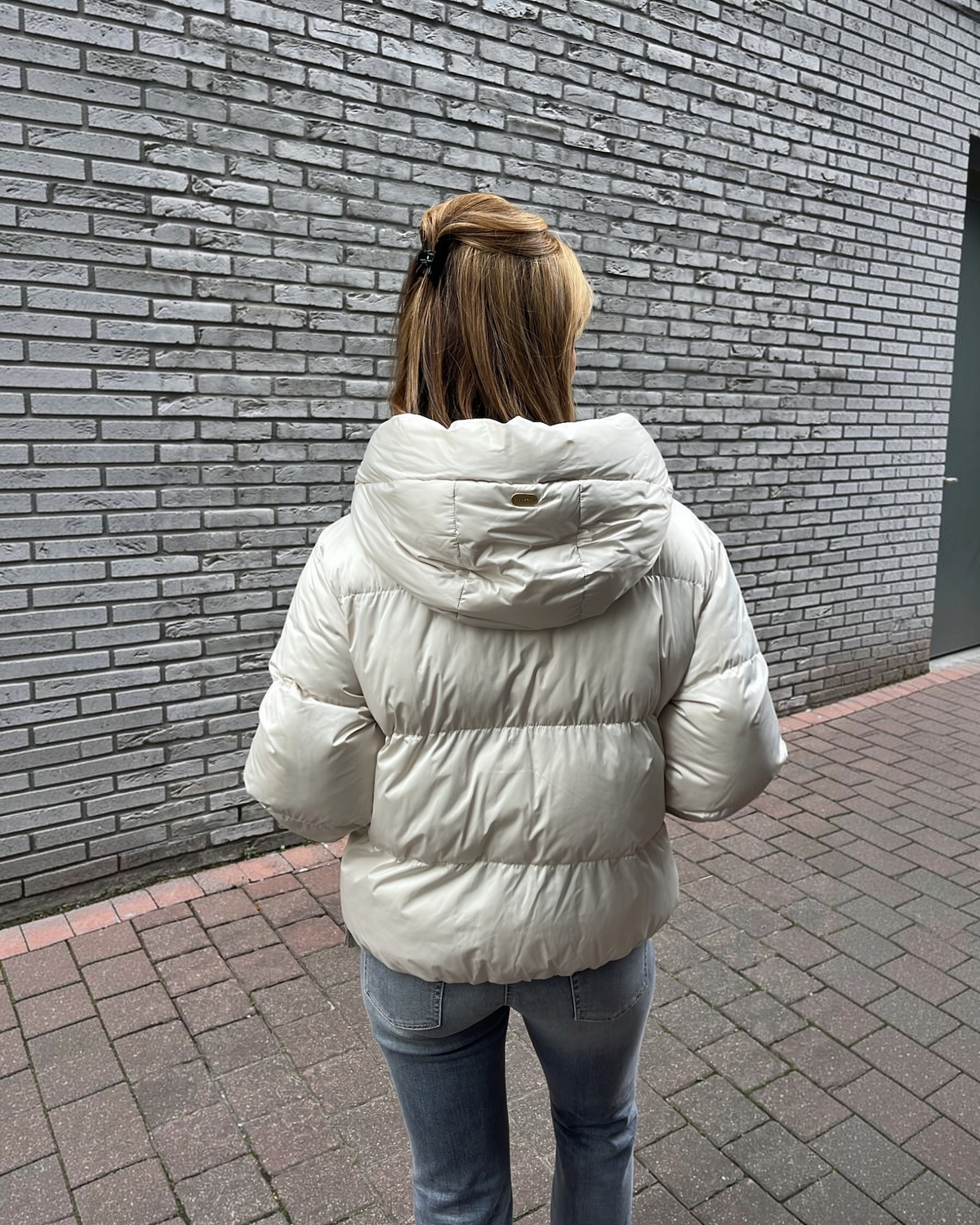 Beaumont Marian Jacket dames – kort pufferjasje ecru