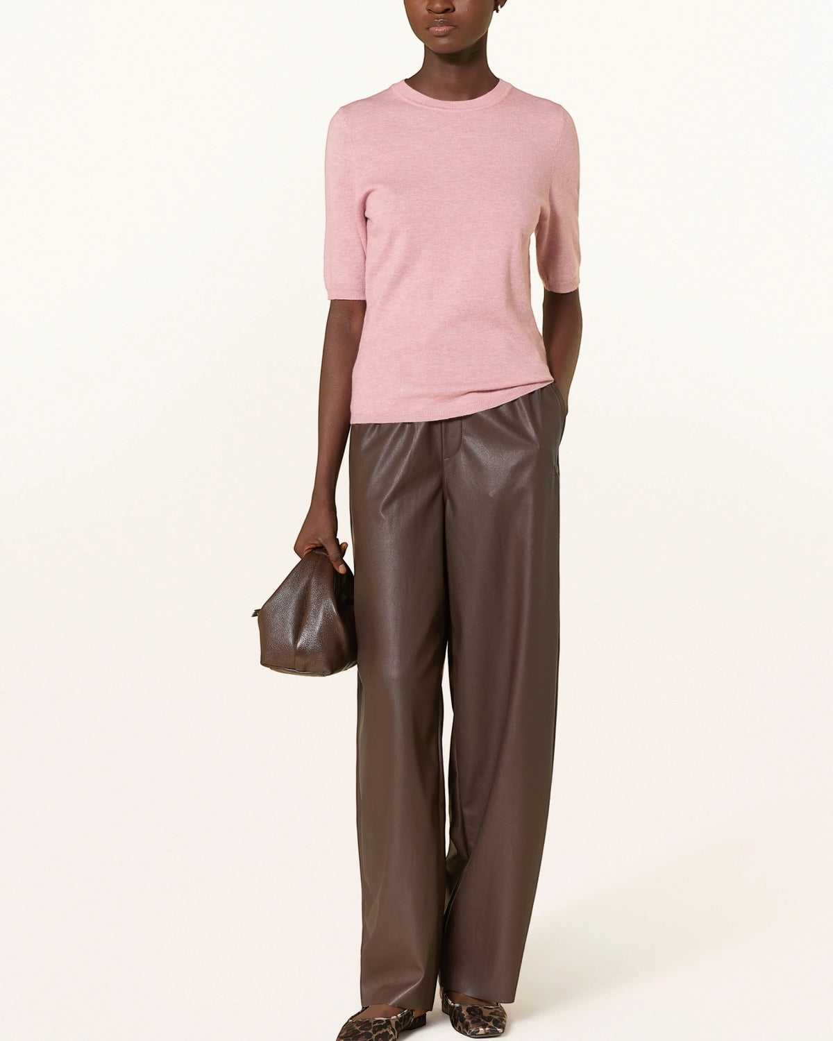 Catnoir roze pull korte mouw