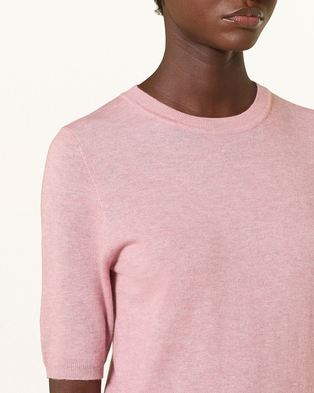 Catnoir roze pull korte mouw