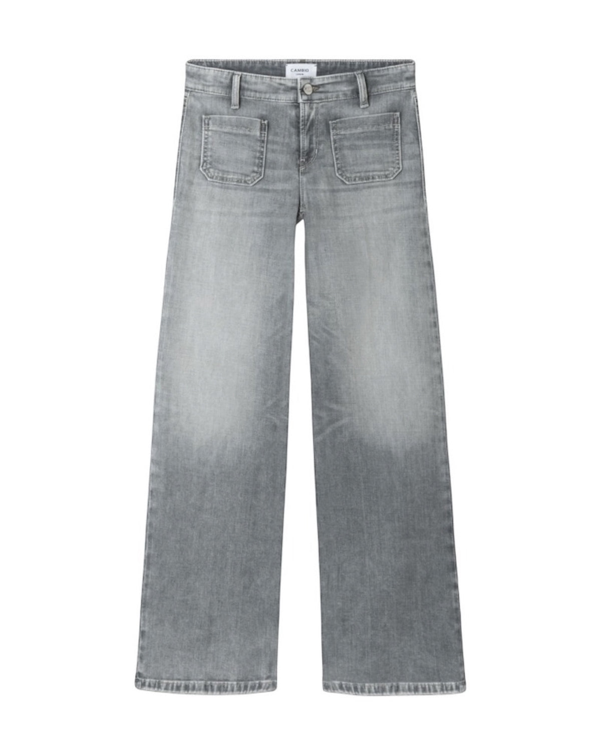 Cambio Amara jeans grijs – wide leg