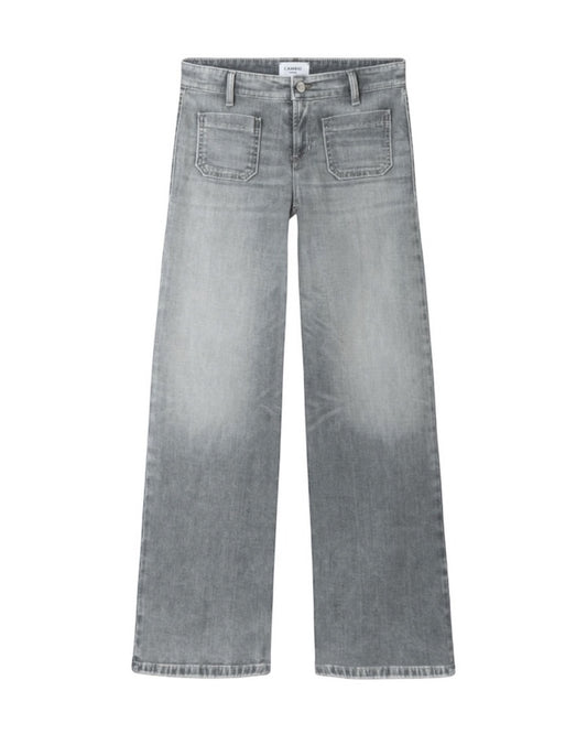 Cambio Amara jeans grijs – wide leg