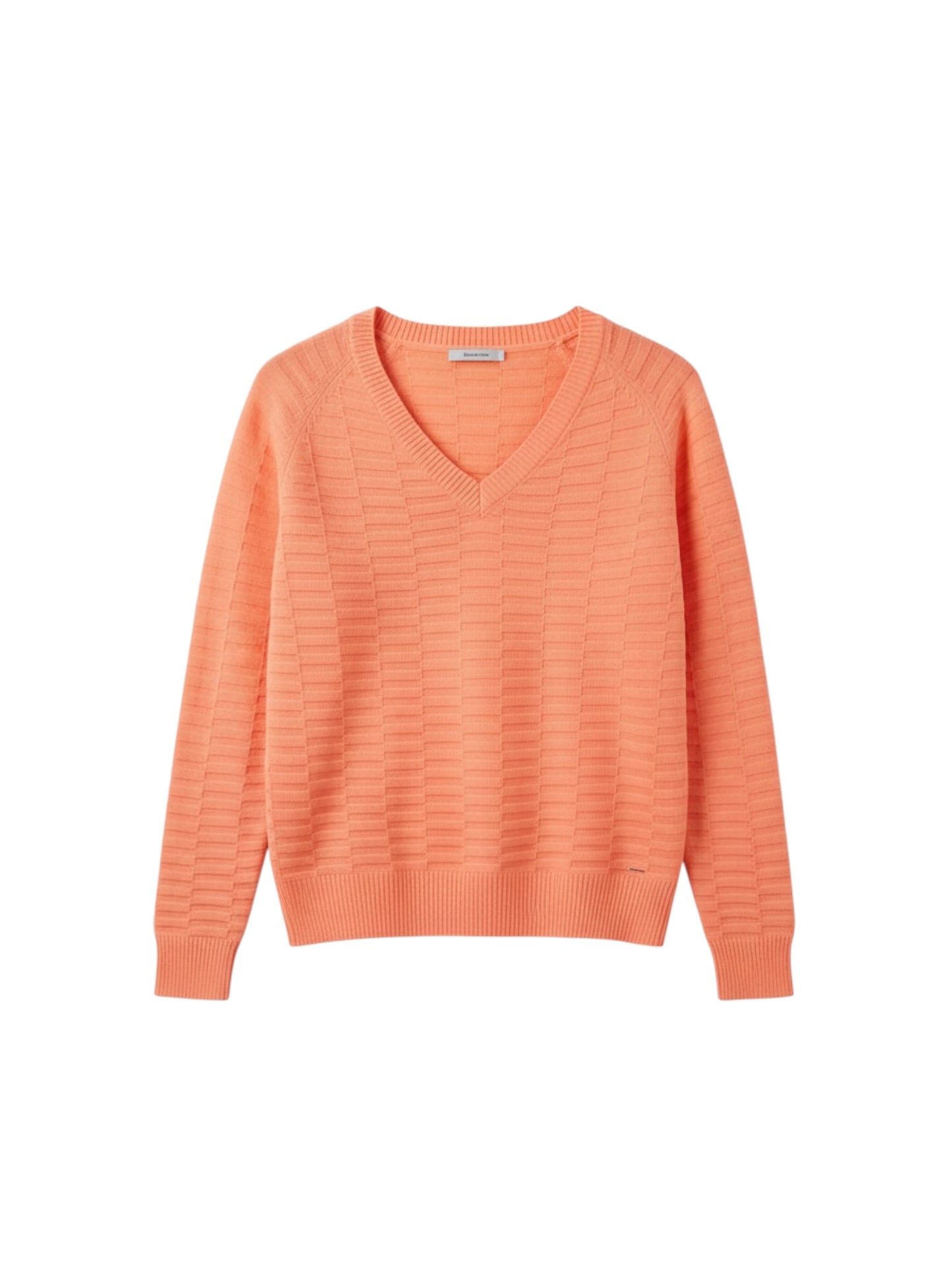 Blue Bay - oranje pull v-hals OPAL