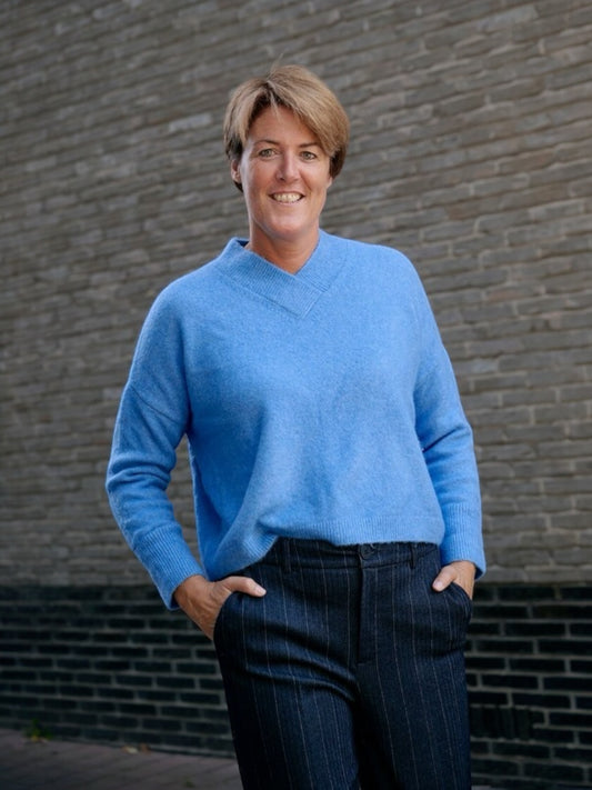 Pull CELINE blauw - Blue Bay