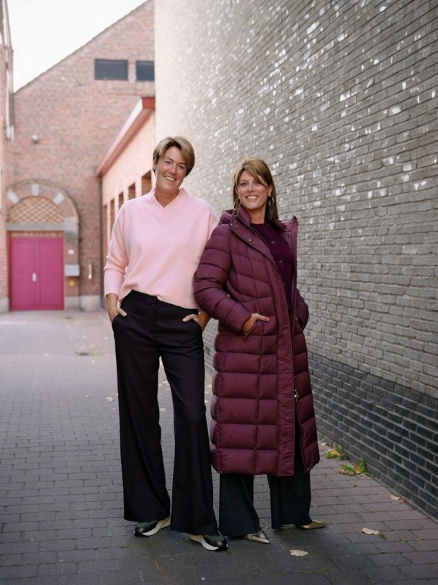 Beaumont - Valentina Long Coat burgundi