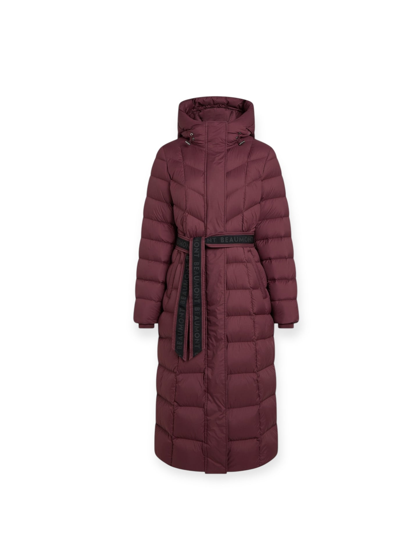 Beaumont - Valentina Long Coat burgundi