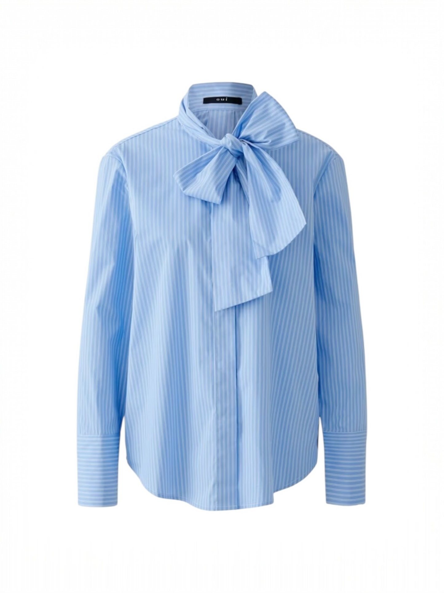 Oui - bloes blauw wit gestreept met strik