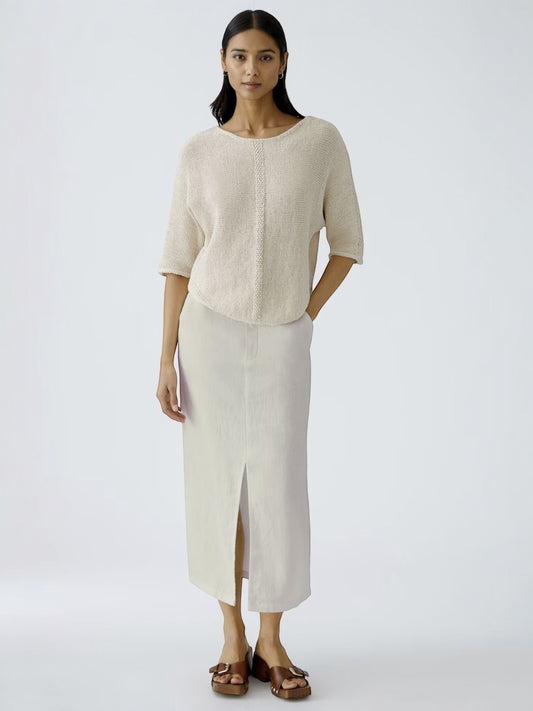 Maxi-rok linnen (92882) - Oui