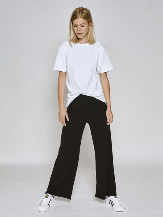 Zwarte losse broek GLUT hoge taille - Sisterspoint