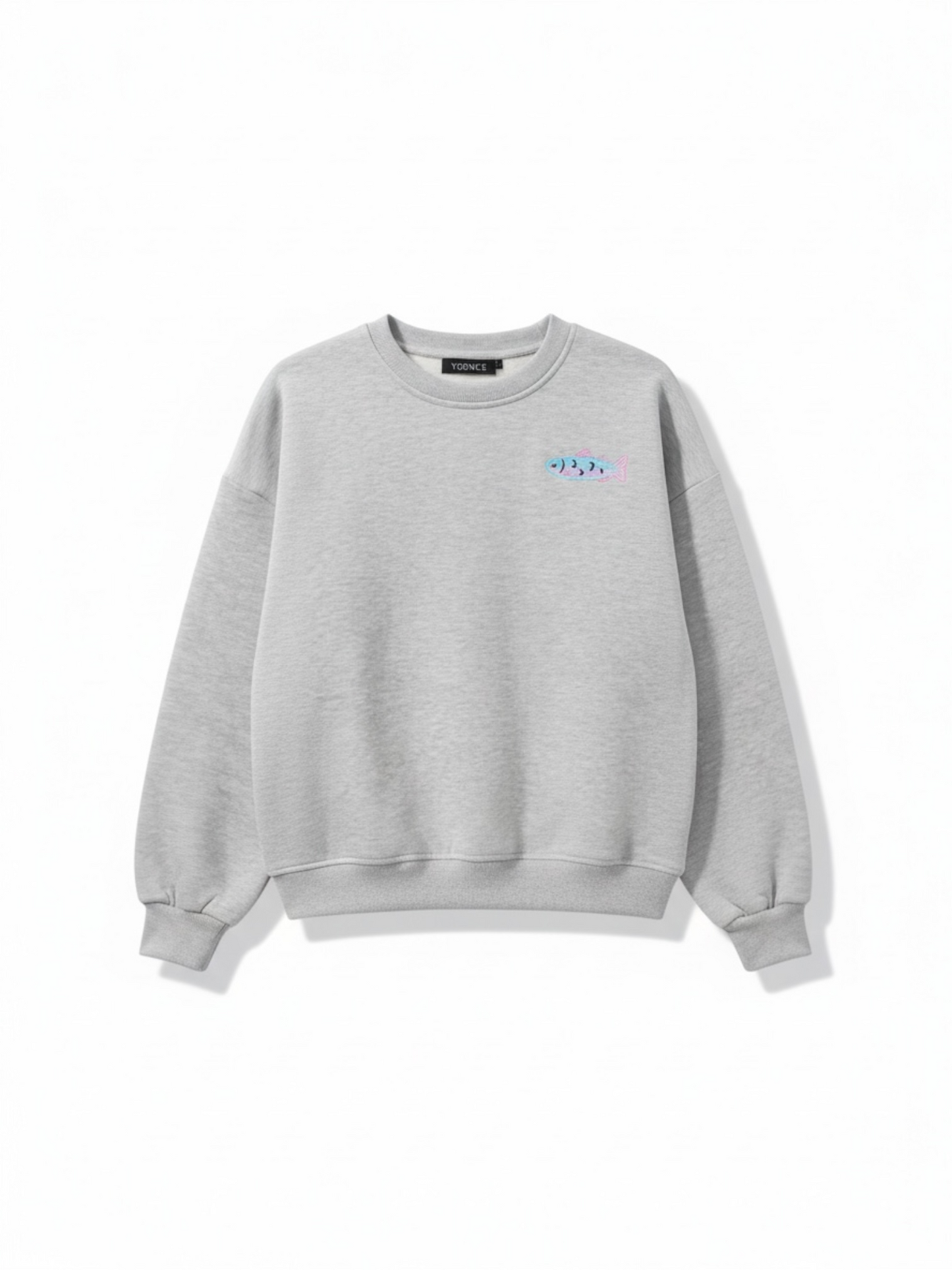 Ydence - Lichtgrijze Sweater True Catch