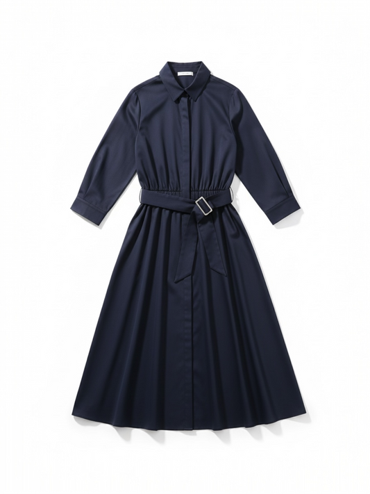 Catnoir - lange blauwe jurk