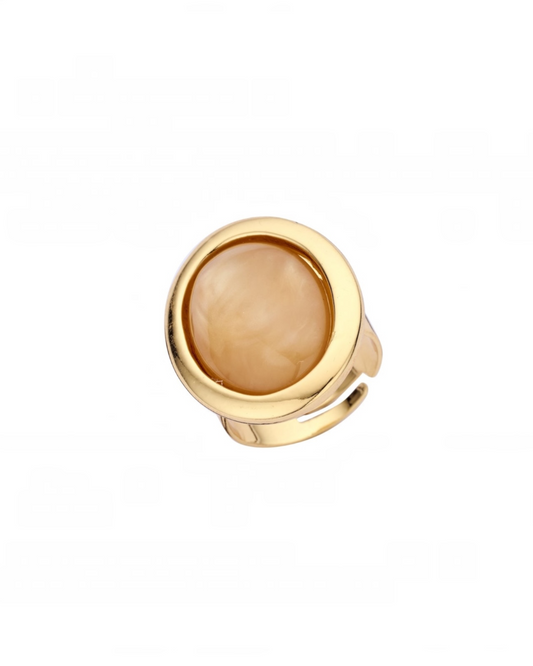 Les Cordes - aanpasbare ring KRI17 beige