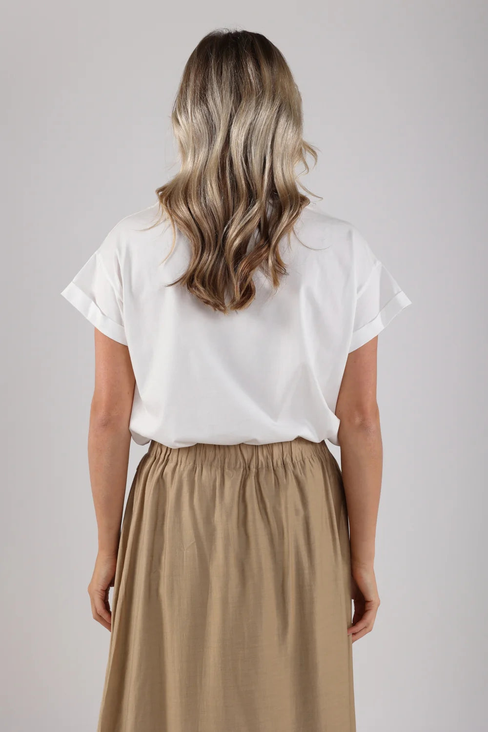 T-shirt FEMKE off white / black - Nukus