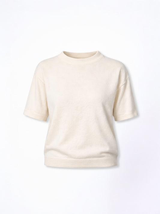 Lalotti - pull TONY met 3/4de mouw- off white
