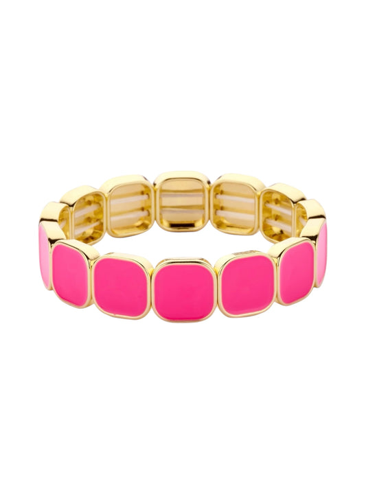 Les Cordes -armband CAB71 - fuchsia