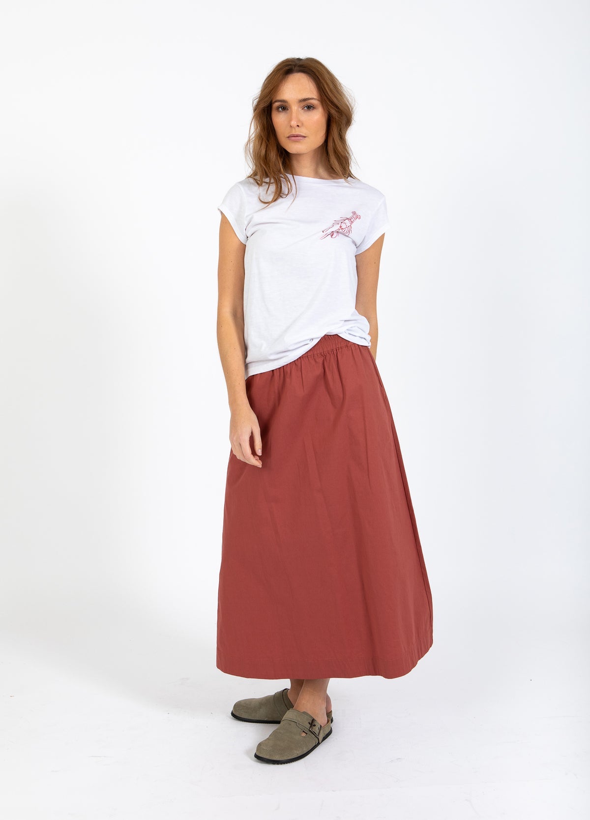 Witte t-shirt (cch1190) - CC Heart