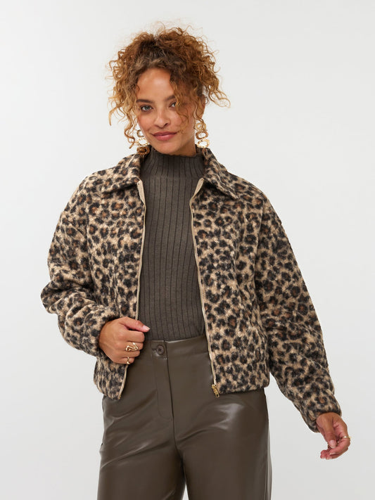 Ydence - JACKET RORY | LEOPARD