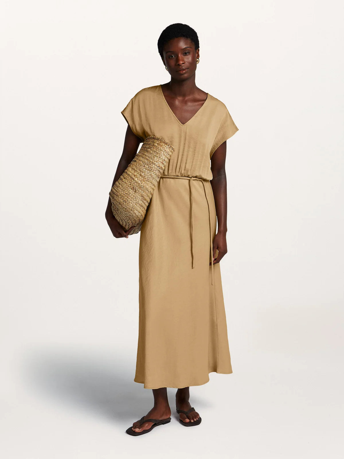 Beaumont - jurk AYMEE soft camel