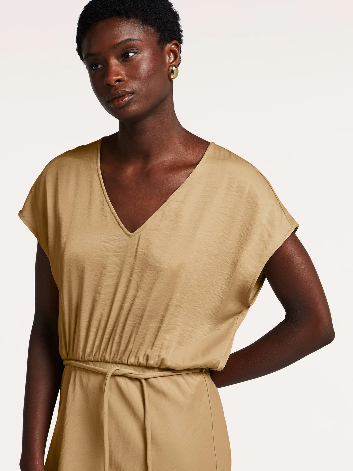 Beaumont - jurk AYMEE soft camel