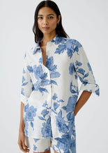 Afbeelding in Gallery-weergave laden, Katoenen bloes met bloemenprint (92934) - Oui
