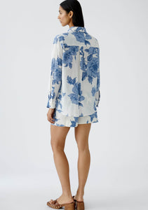 Katoenen bloes met bloemenprint (92934) - Oui