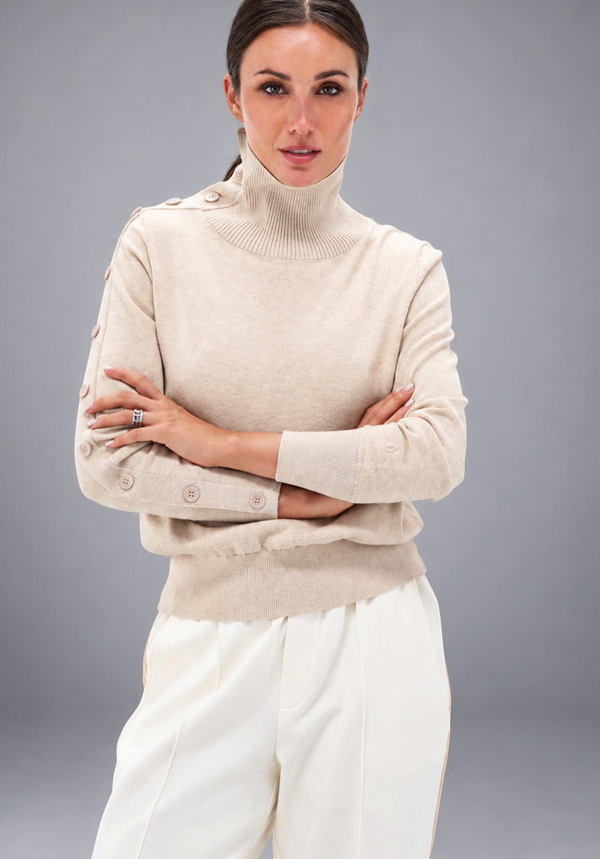 You’re My Lobster pullover beige