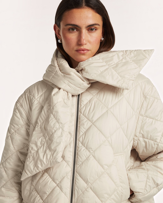 Beaumont Violetta Jacket dames – gewatteerd jasje ecru