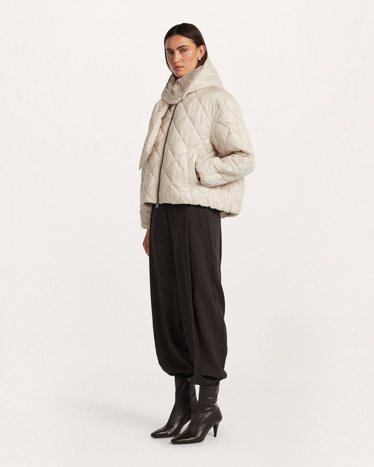 Beaumont Violetta Jacket dames – gewatteerd jasje ecru