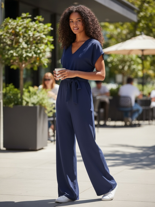 Sisterspoint - jumpsuit GIRL.JU-V navy