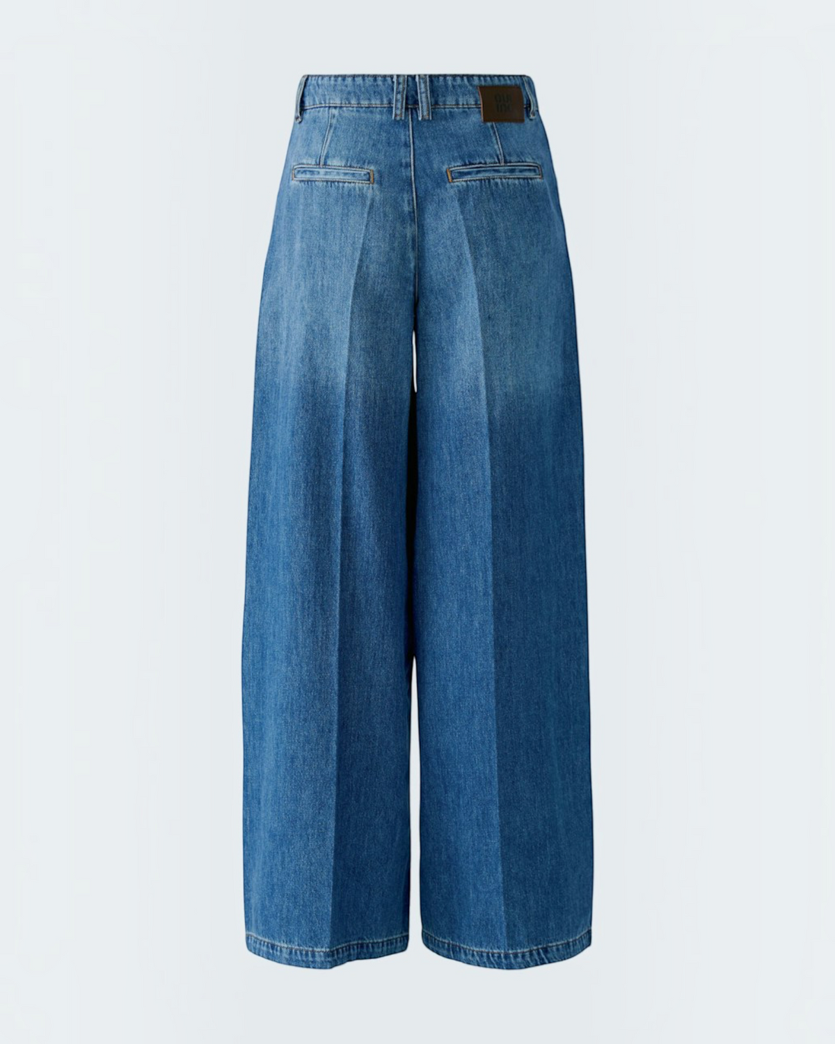 Oui wide leg jeans bright blue denim – damesjeans