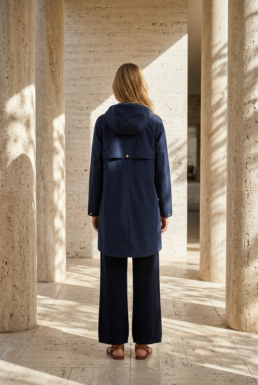 Beaumont - FERNY regenjas blauw
