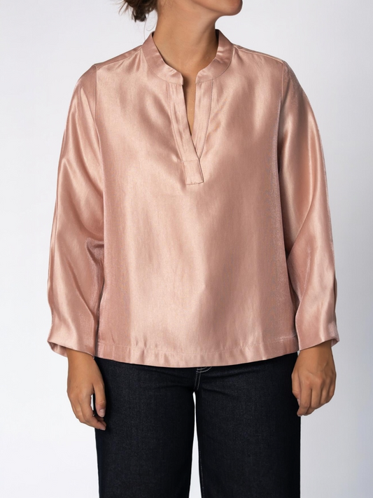 Lalotti - satijnen bloes MYL - light pink