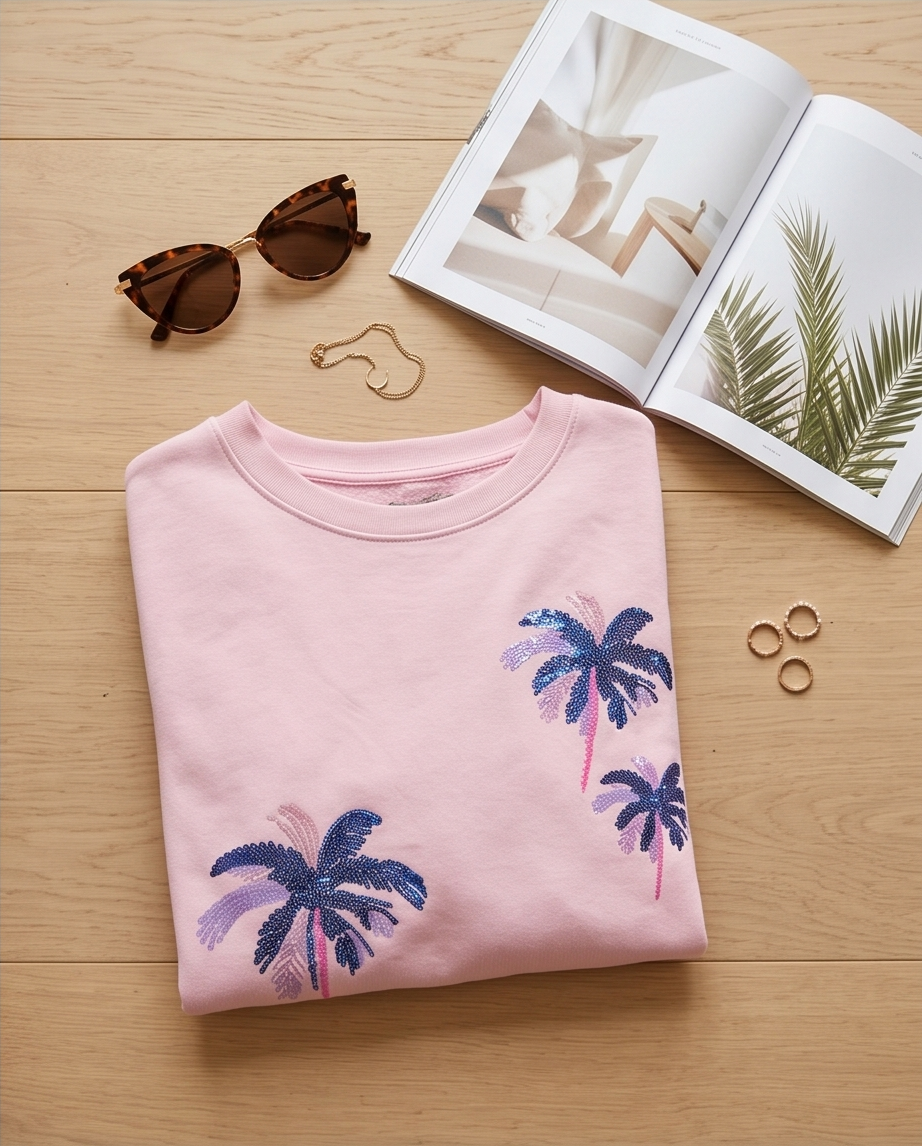 Roze sweater ORELIE - Blue Bay