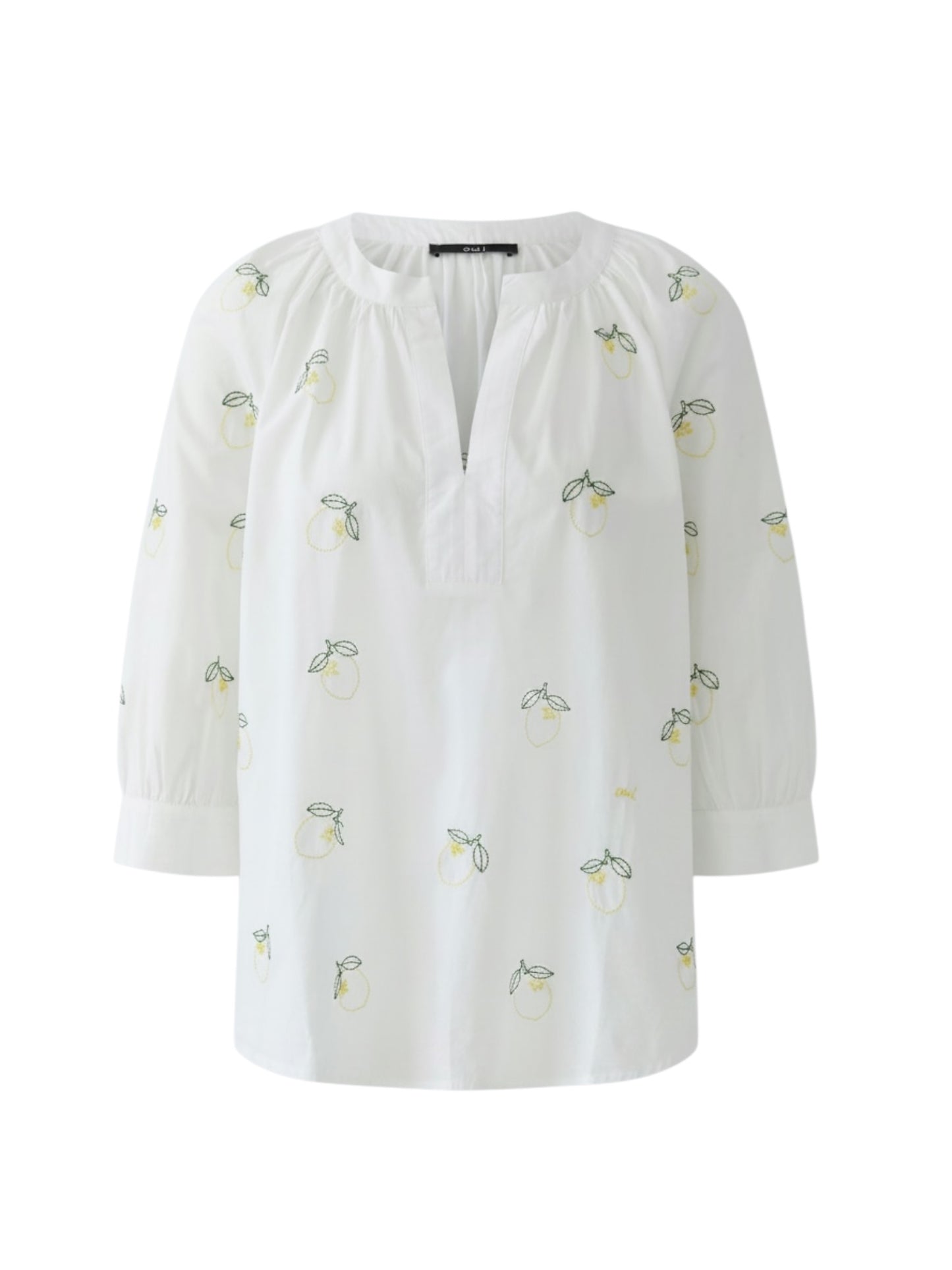 Oui - witte bloes v-hals (97583)
