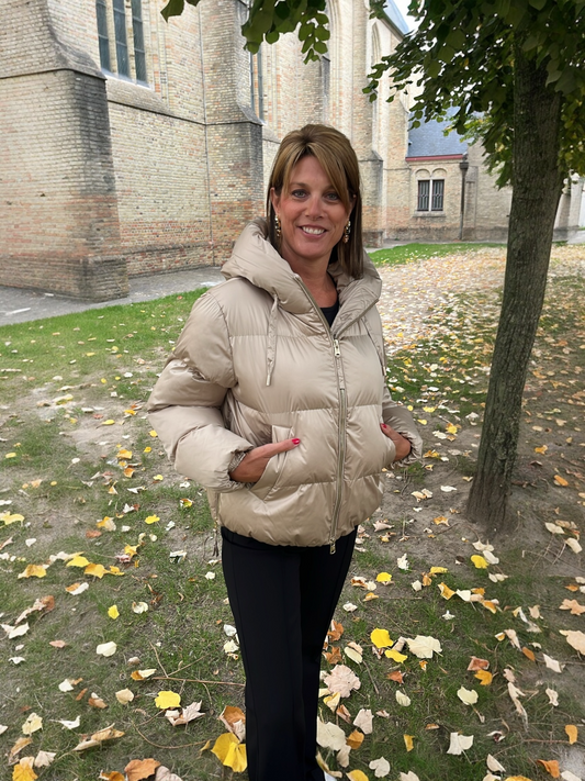 Beaumont - MARIAN korte jas beige