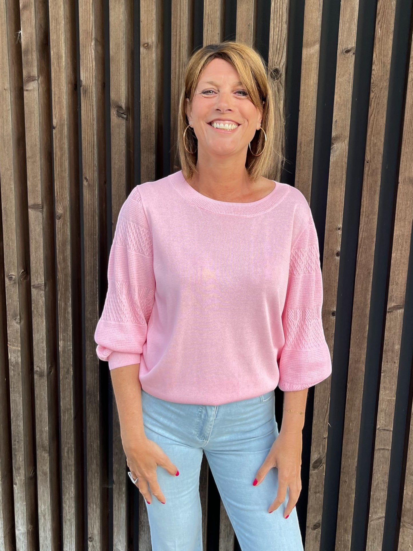 Pull OLIVIA PINK - Blue Bay