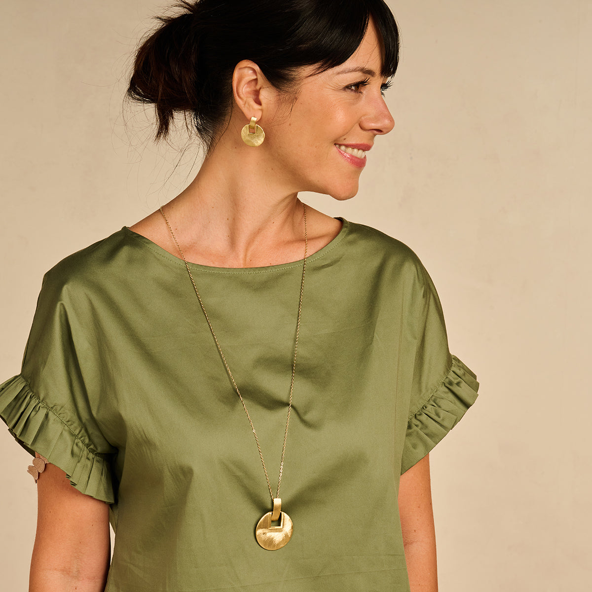Les Cordes - MEES gouden halsketting lang