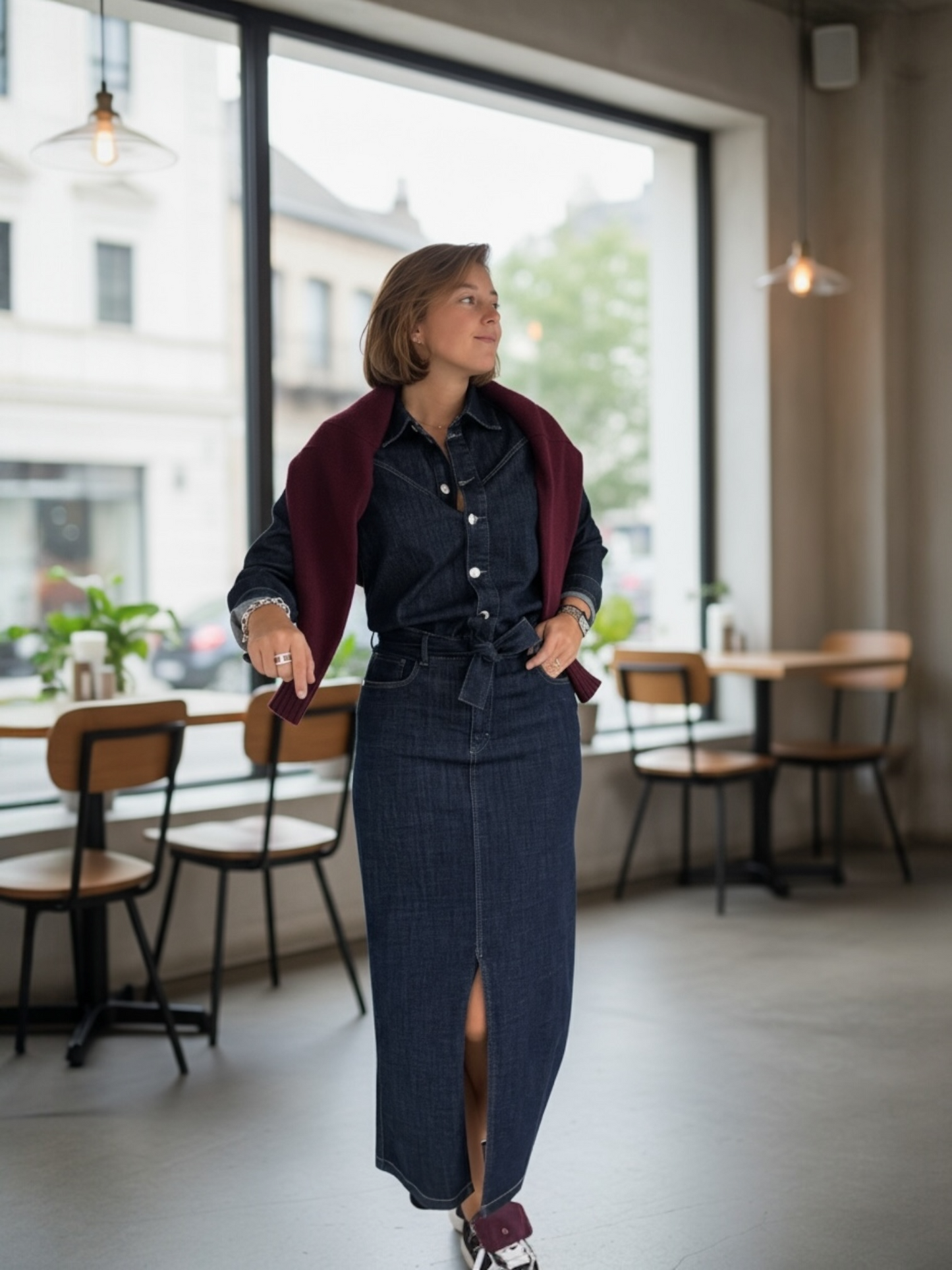 Lalotti - Lang jeanskleed SILLY