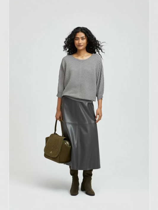 Xandres - faux lederen rok RUNNE