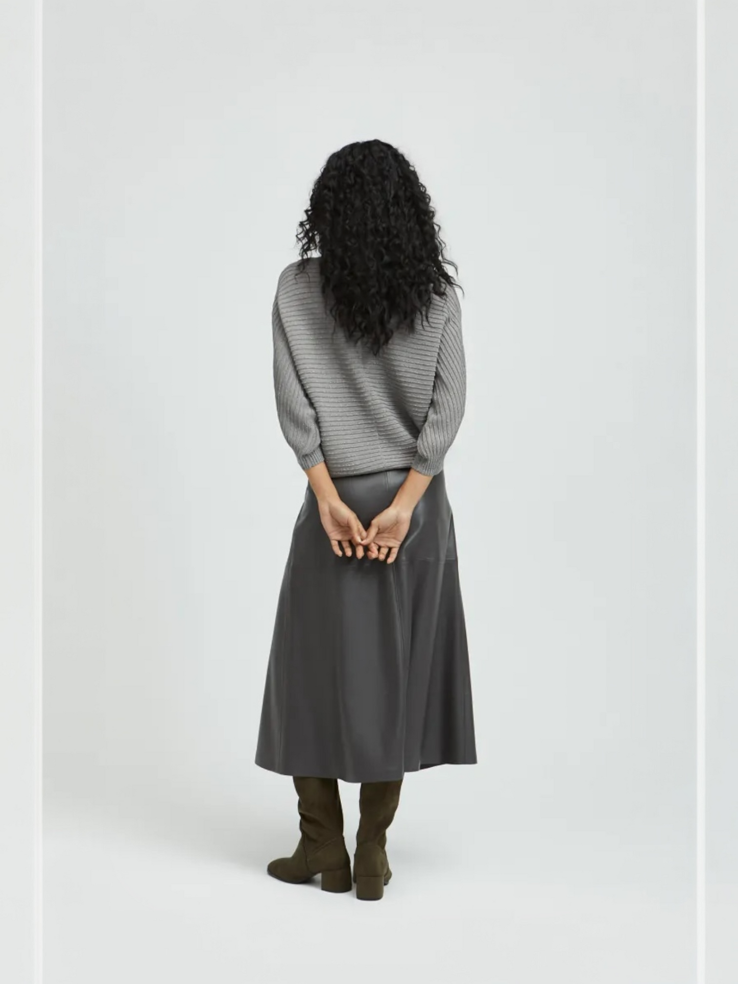 Xandres - faux lederen rok RUNNE