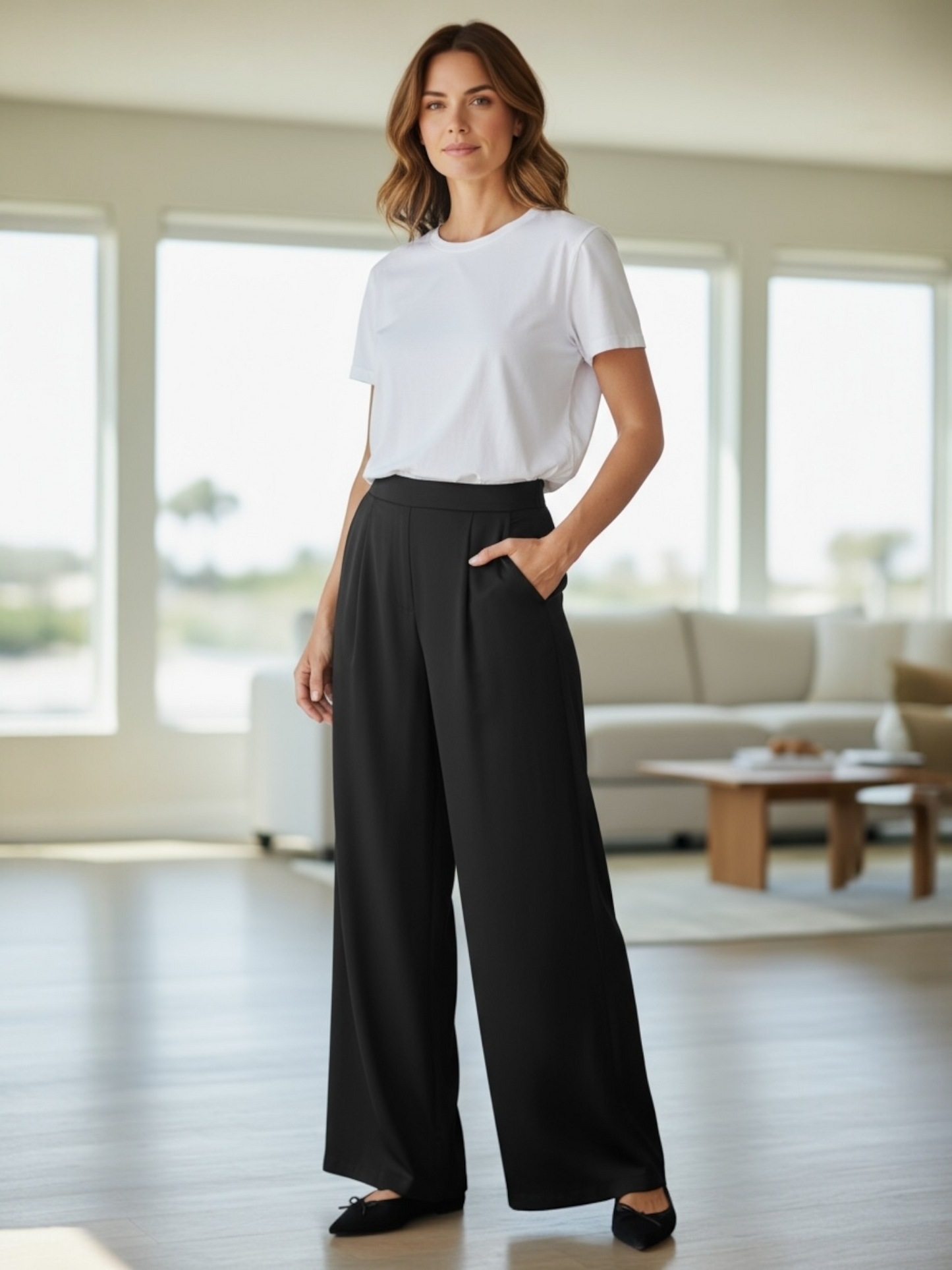 Zwarte broek S2108BK/ESENZA - Senso