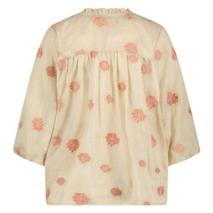 Bloes TINA broderie/sand - Nukus