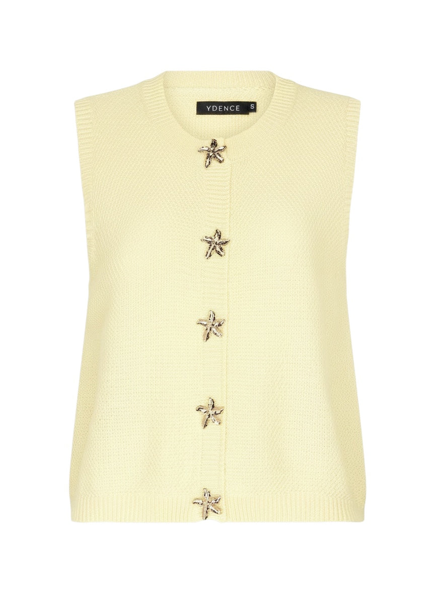Ydence| knitted top MONA | soft yellow