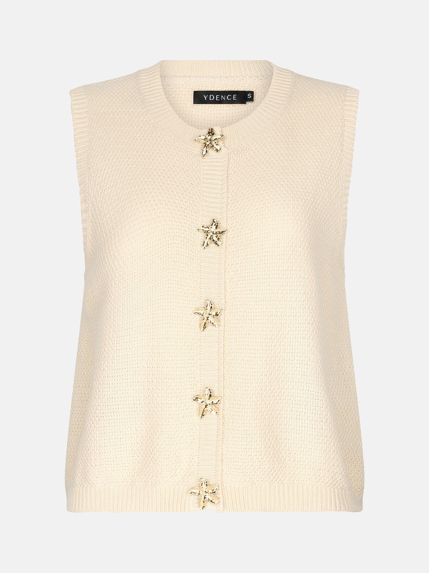 Ydence| knitted top MONA |  ecru