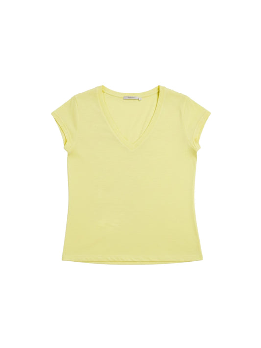 CC Heart | t-shirt v-hals lemon (cch 1101)