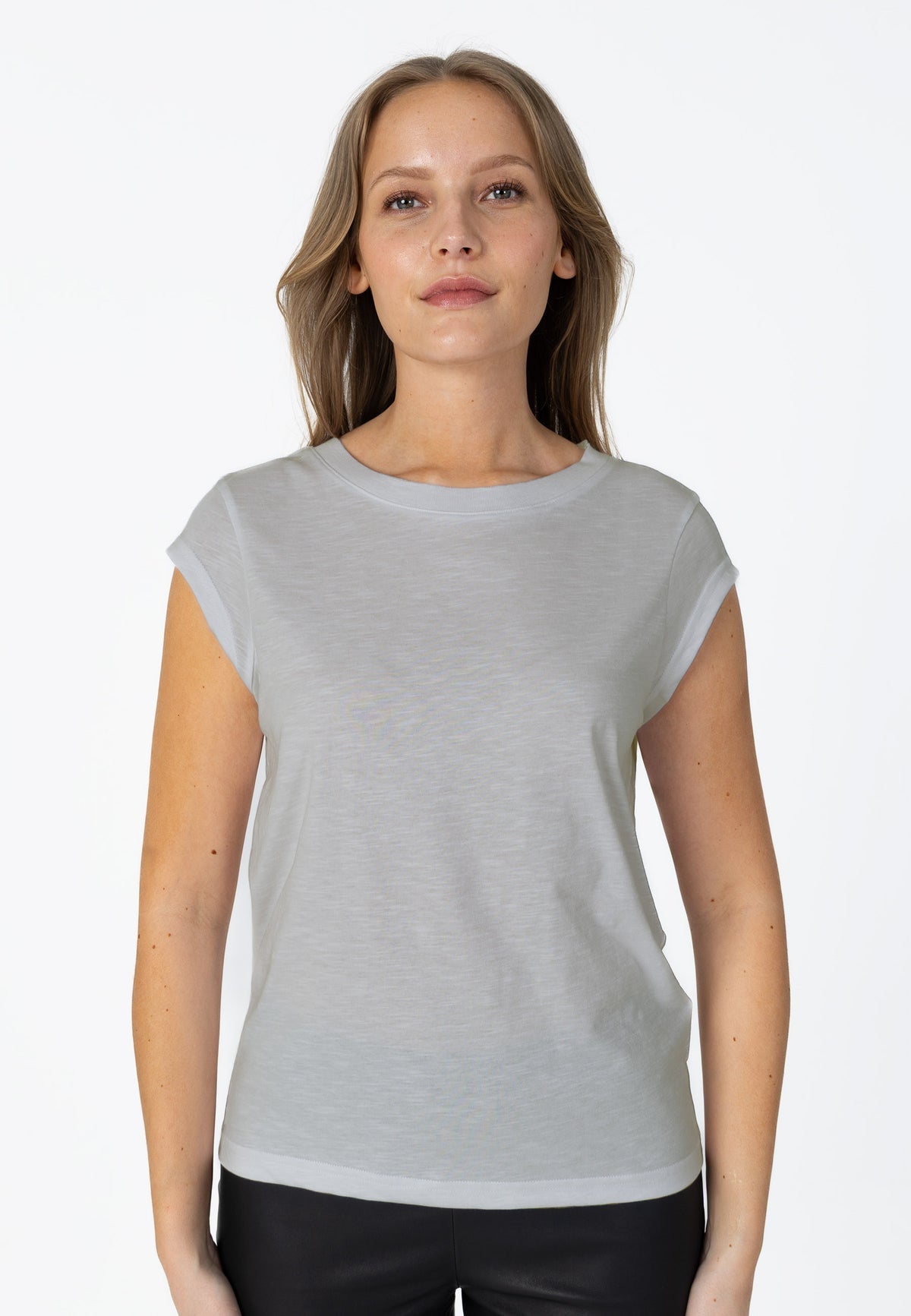 CC HEART - basic t-shirt ronde hals lichtgrijs (cch1100)