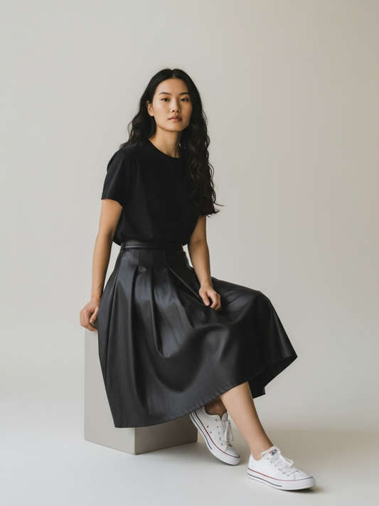 Senso - zwarte rok KIRSI S9980